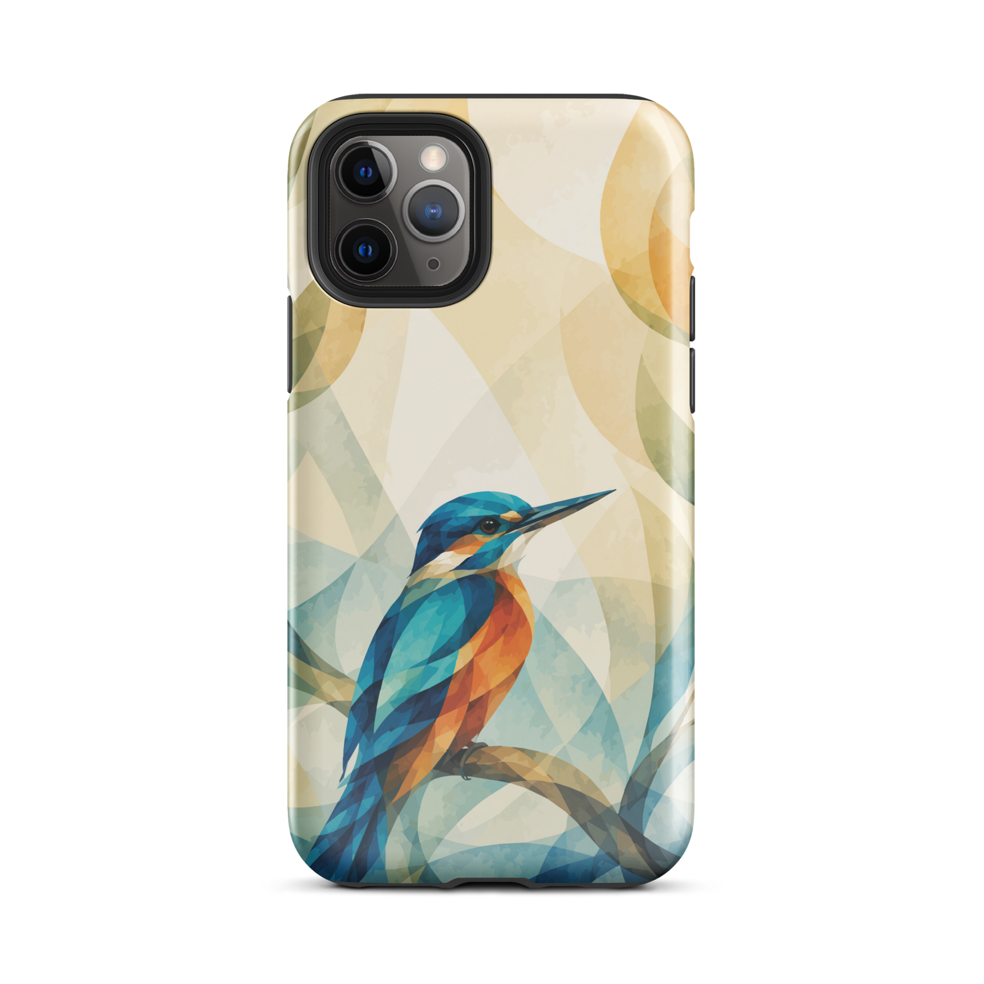 'Kōtare' iPhone 11 Pro tough phone case - protective glossy case NZ Australia
