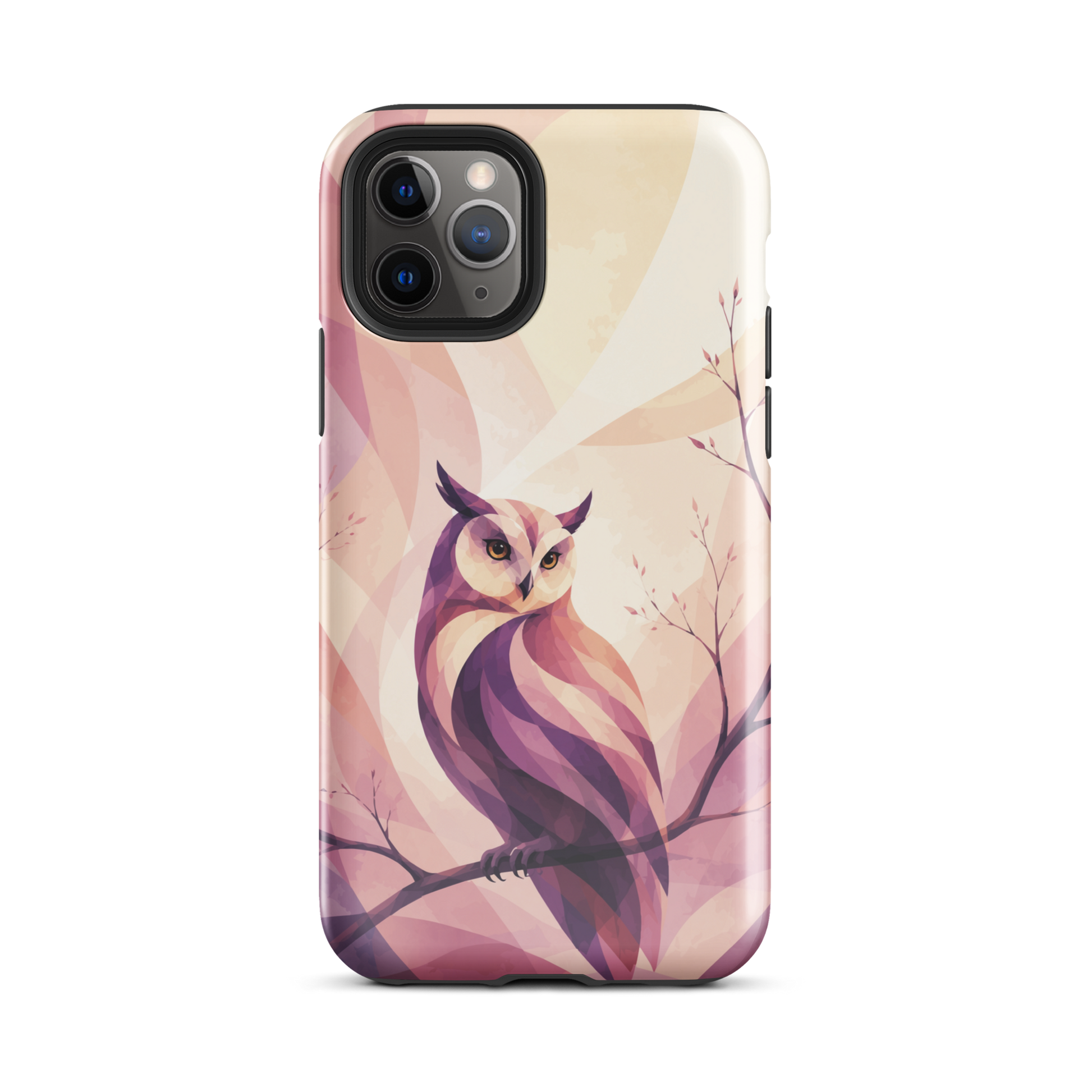 'Ruru' iPhone 11 Pro tough phone case - protective glossy case NZ Australia