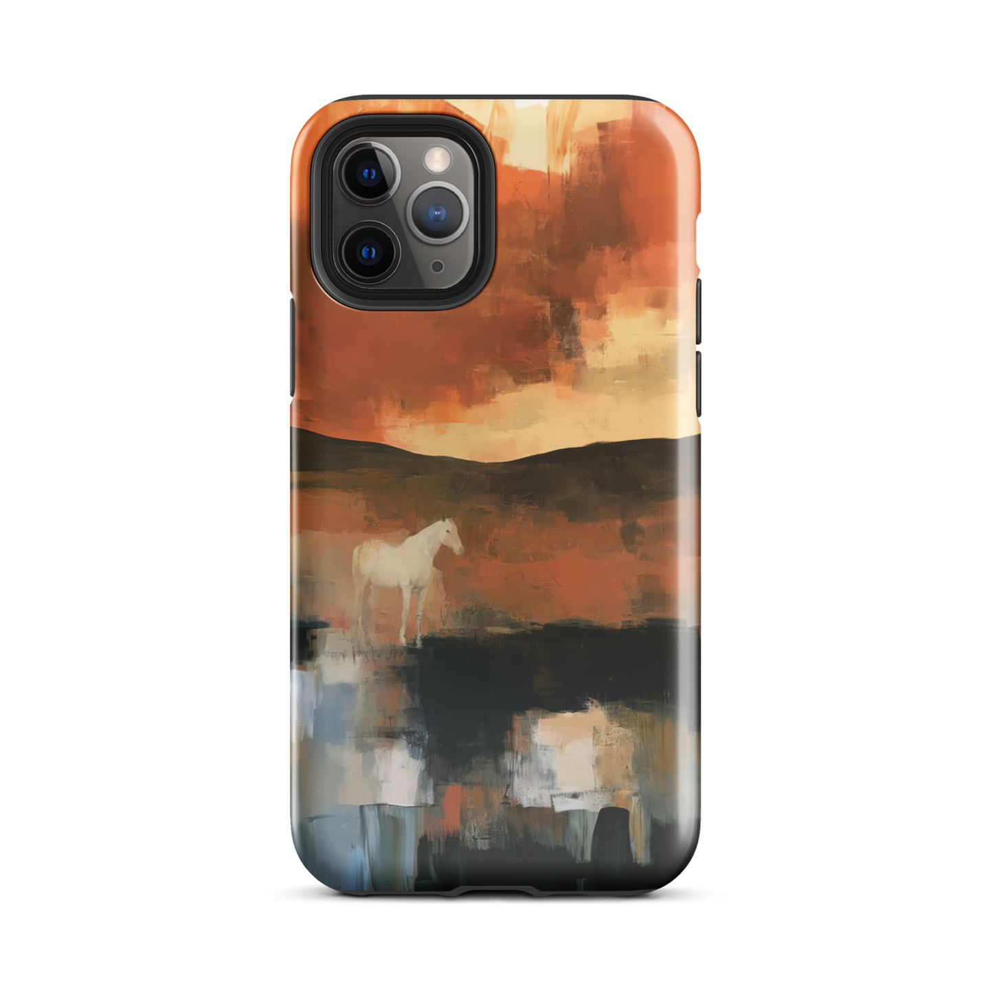 'Ember Fields' iPhone 11 Pro tough phone case - protective glossy case NZ Australia