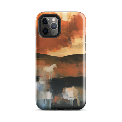 'Ember Fields' iPhone 11 Pro tough phone case - protective glossy case NZ Australia