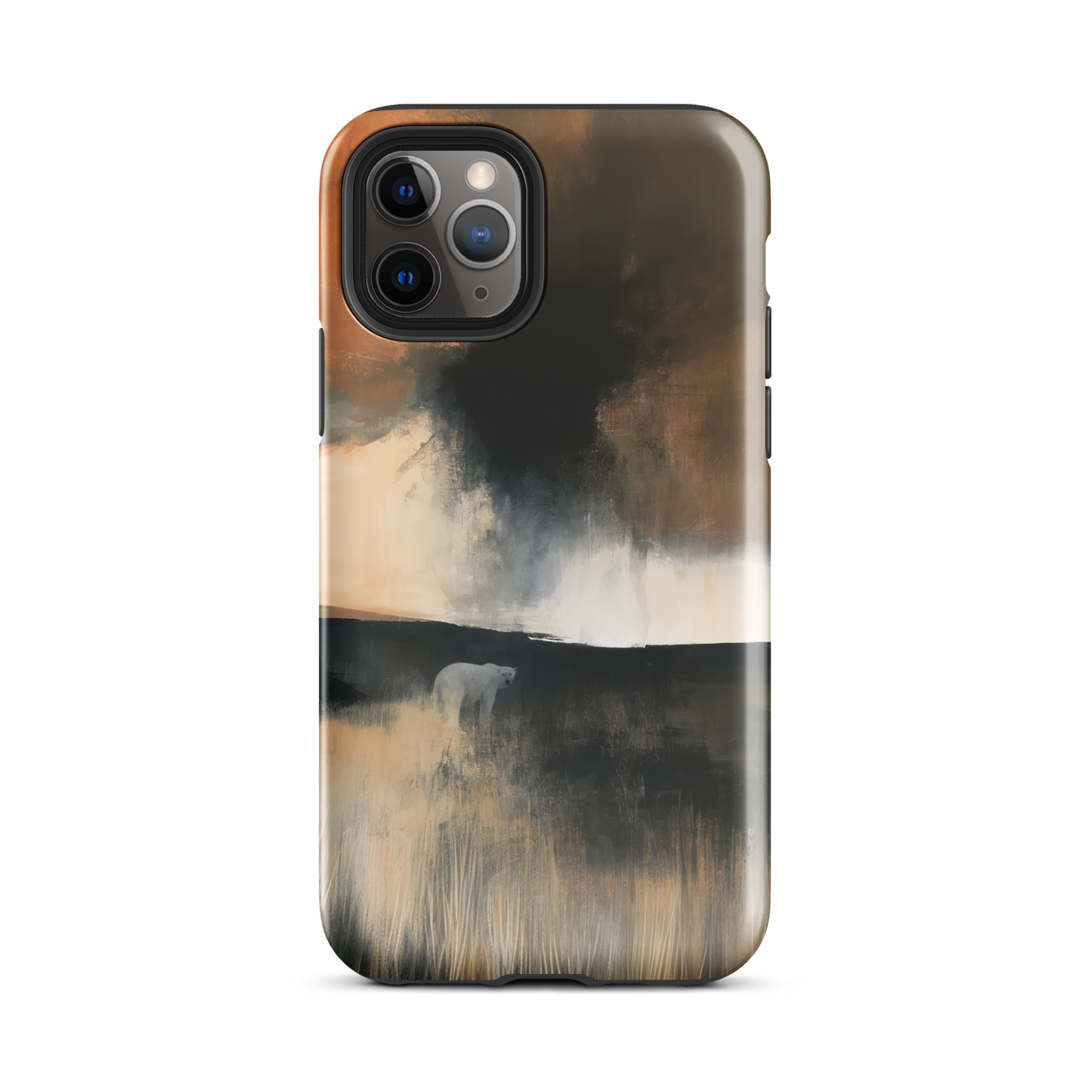 'Black Star' iPhone 11 Pro tough phone case - protective glossy case NZ Australia