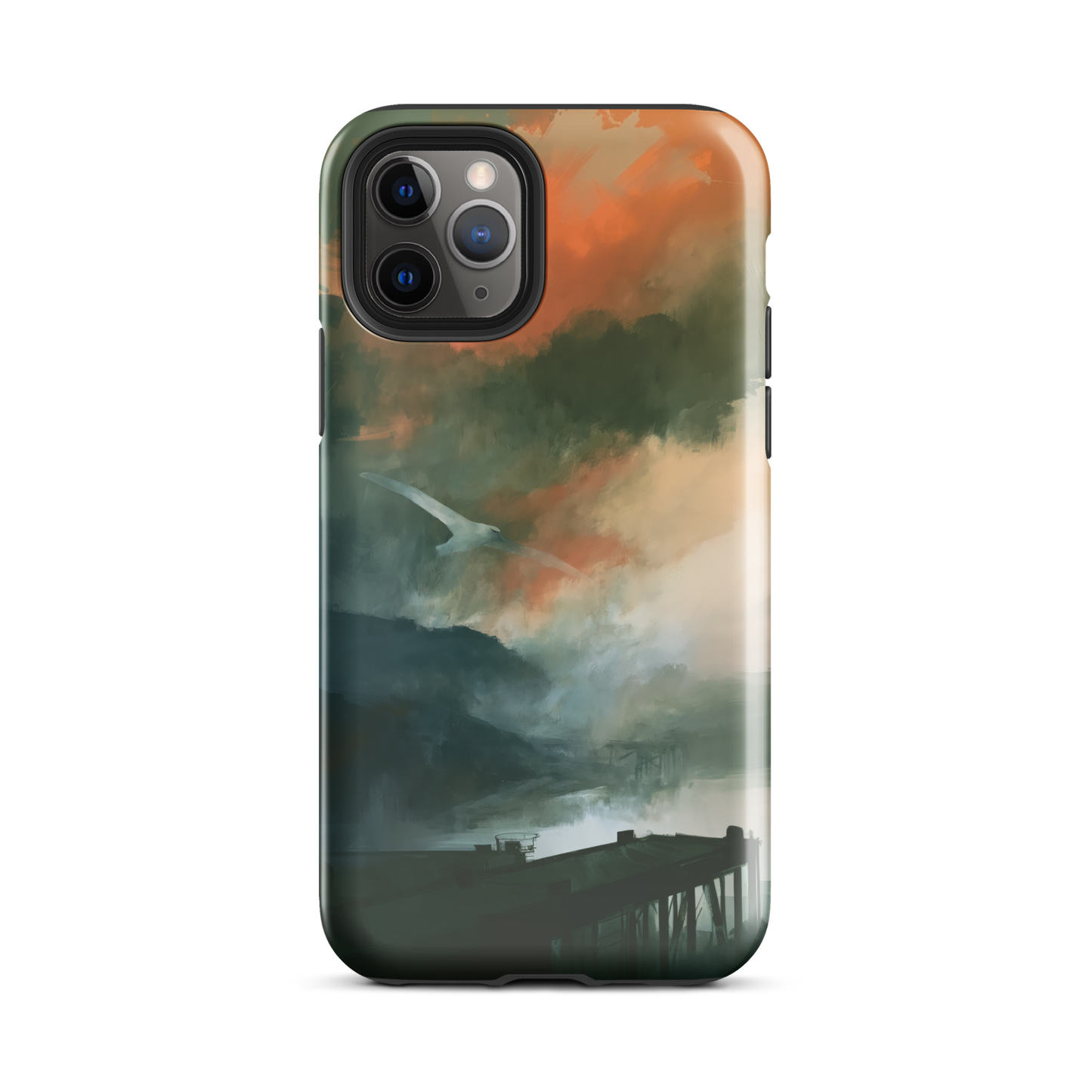 'Harbour' iPhone 11 Pro tough phone case - protective glossy case NZ Australia