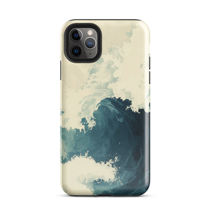 Rising swell phone case | Ocean wave design NZ
