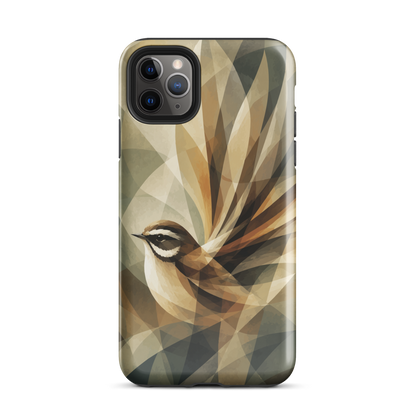 'Fantail' iPhone 11 Pro Max tough phone case - protective glossy case NZ Australia