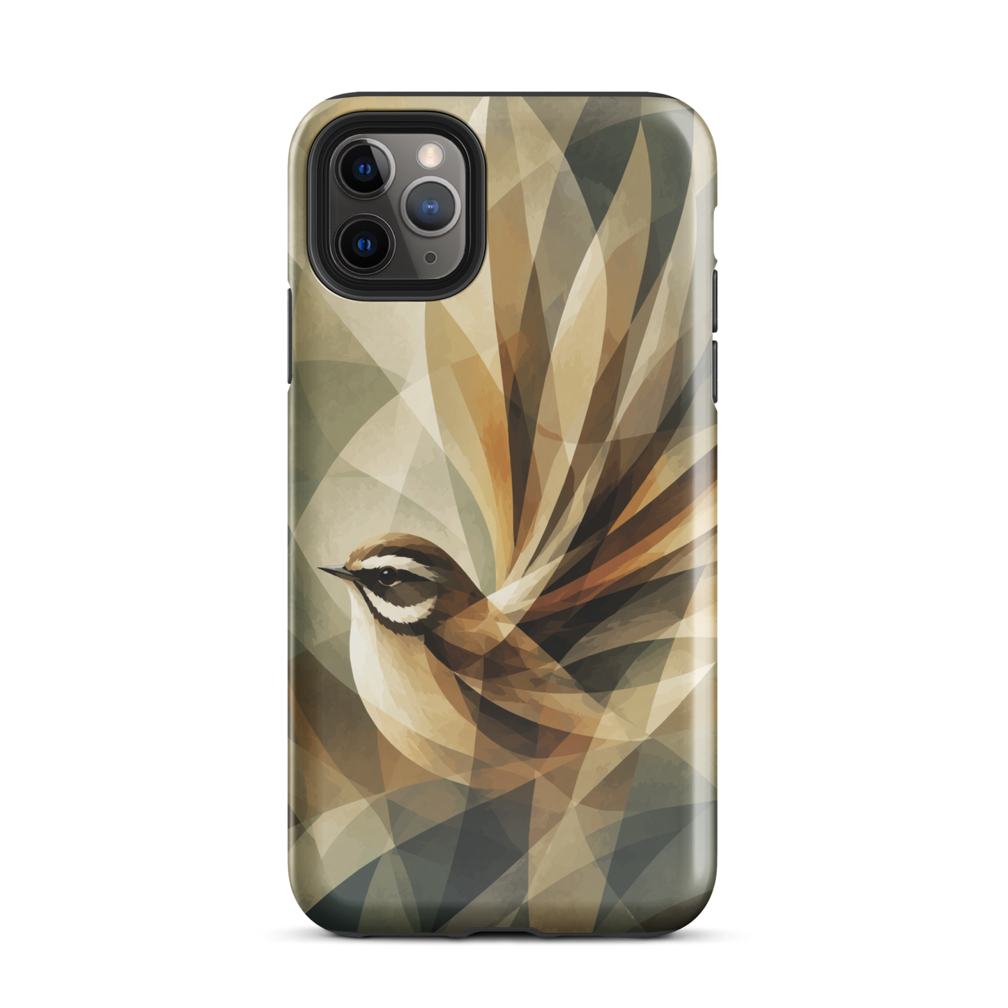 'Fantail' iPhone 11 Pro Max tough phone case - protective glossy case NZ Australia