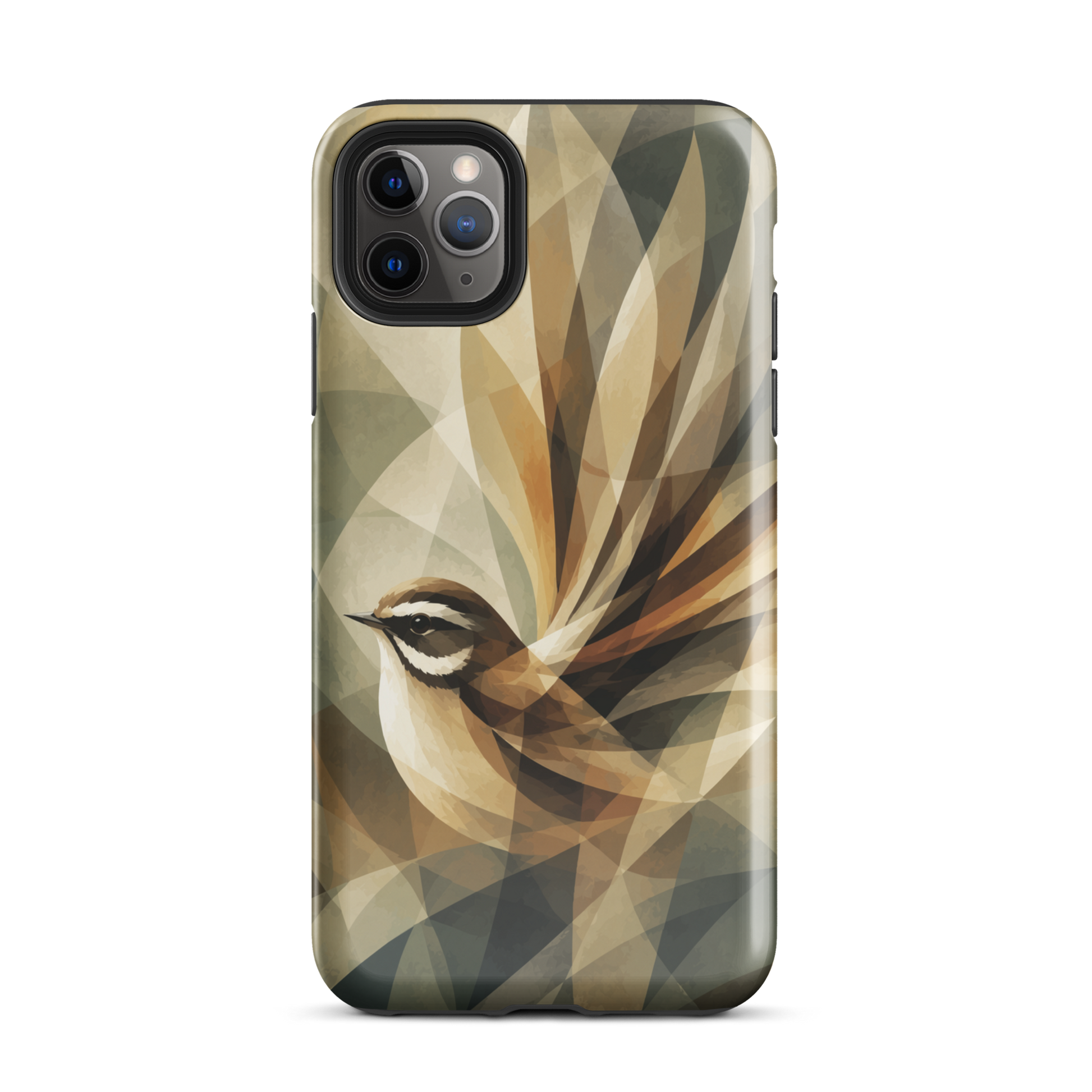 'Fantail' iPhone 11 Pro Max tough phone case - protective glossy case NZ Australia