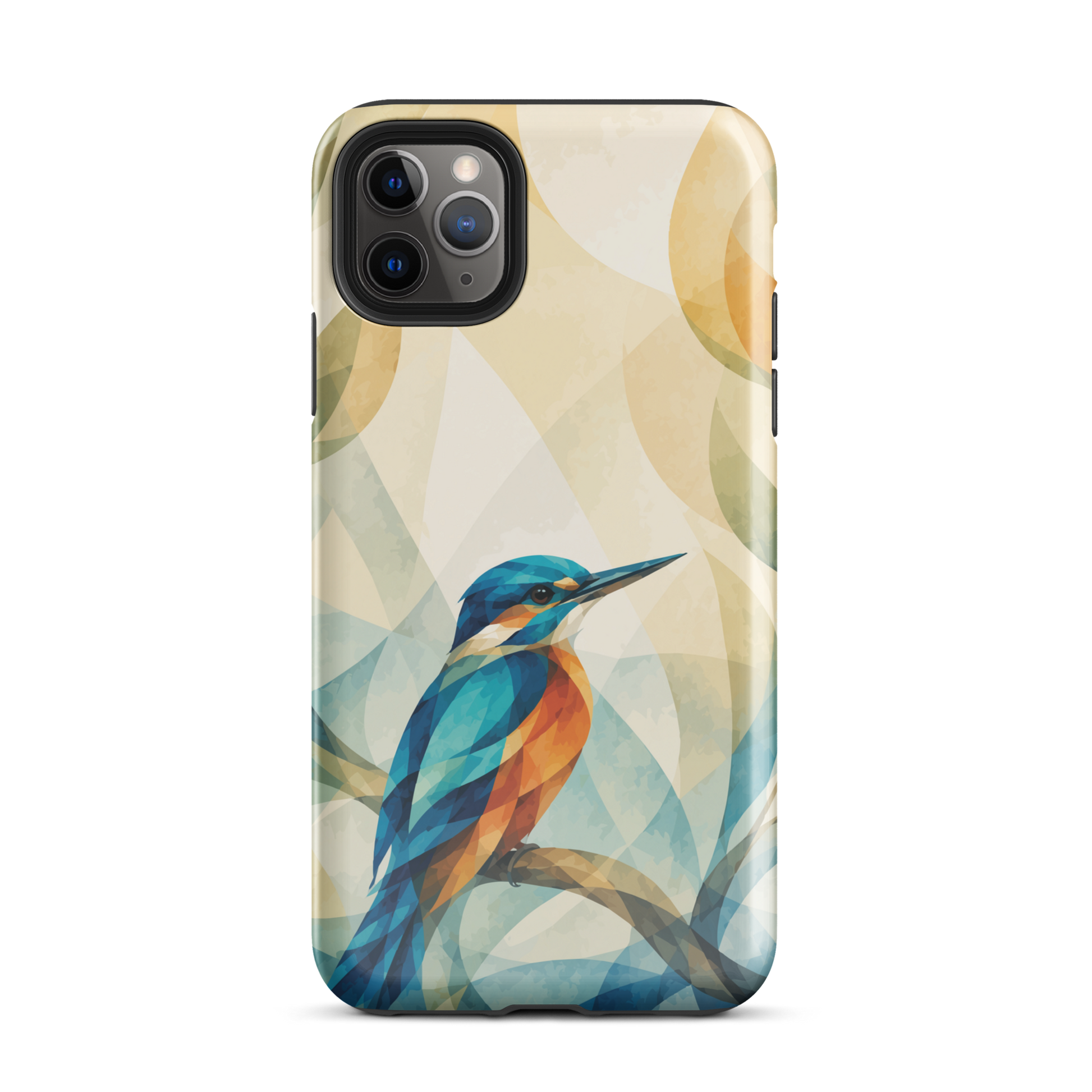'Kōtare' iPhone 11 Pro Max tough phone case - protective glossy case NZ Australia