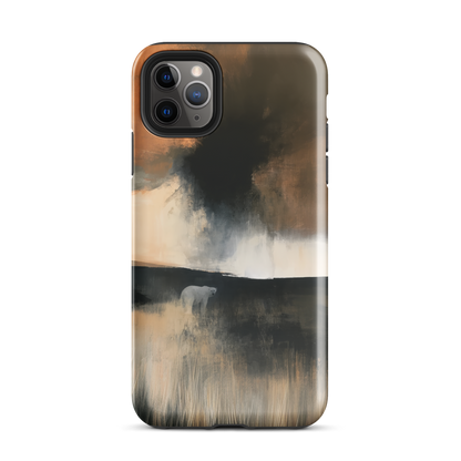 'Black Star' iPhone 11 Pro Max tough phone case - protective glossy case NZ Australia
