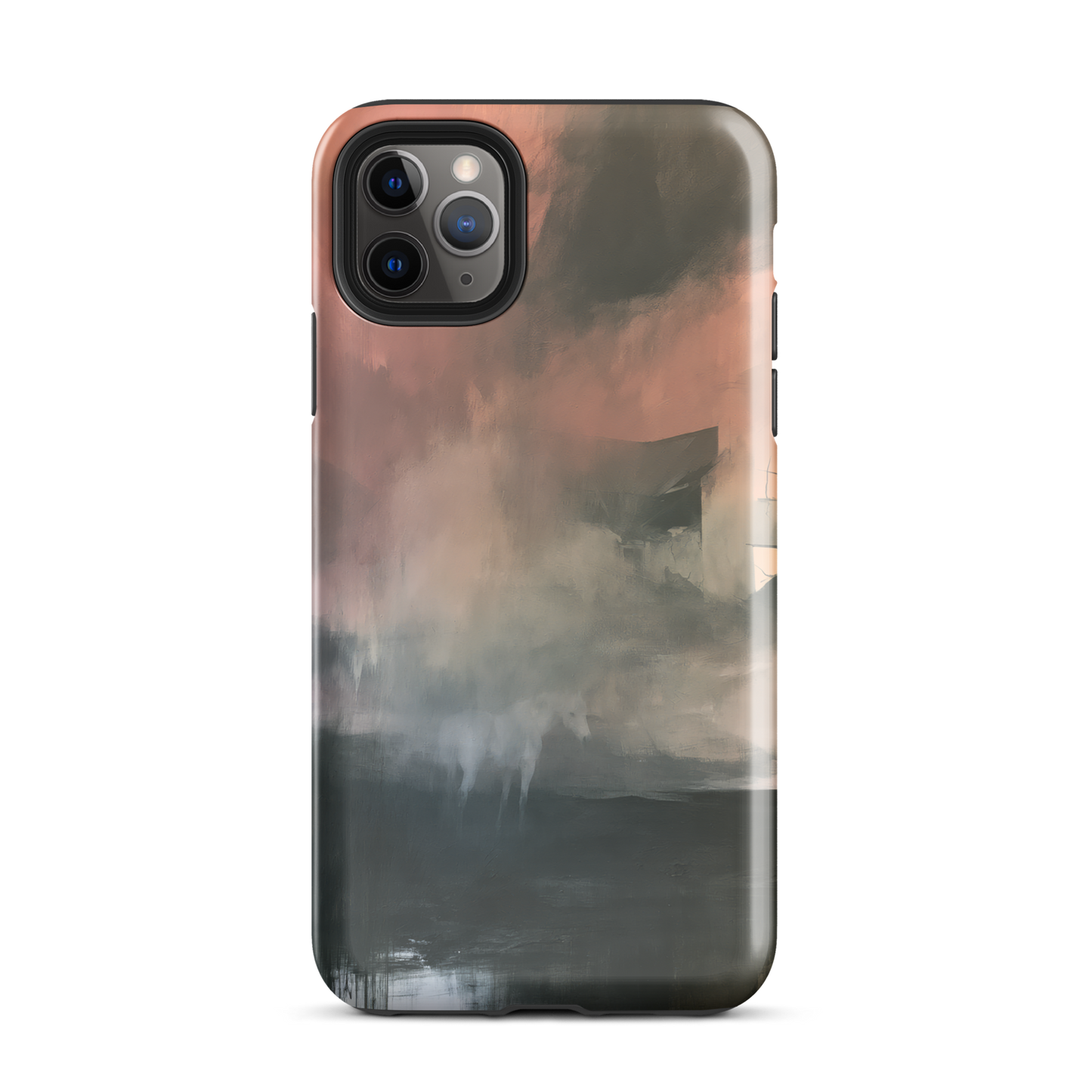 'Glass' iPhone 11 Pro Max tough phone case - protective glossy case NZ Australia