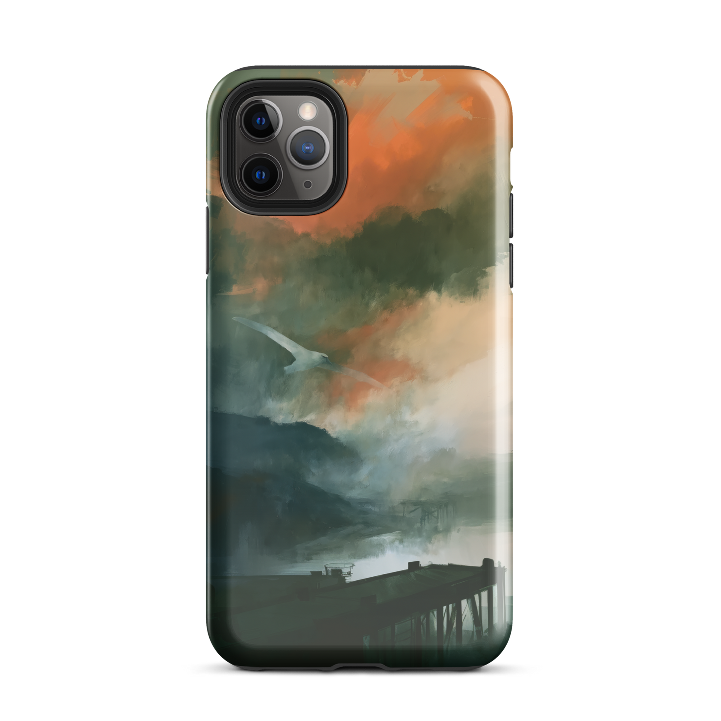 'Harbour' iPhone 11 Pro Max tough phone case - protective glossy case NZ Australia