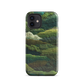 Verdant layers phone case | Abstract green design NZ