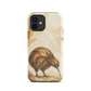 'Kiwi' iPhone 12 tough phone case - protective glossy case NZ Australia