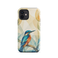 'Kōtare' iPhone 12 tough phone case - protective glossy case NZ Australia