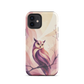 'Ruru' iPhone 12 tough phone case - protective glossy case NZ Australia