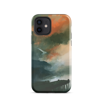 'Harbour' iPhone 12 tough phone case - protective glossy case NZ Australia