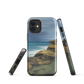 Castlepoint coastal phone case with cliffs, ocean and sky. New Zealand landscape art by designer Ben Hart.