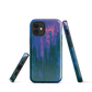 Digital Glitch iPhone case. This striking artwork features a dynamic distortion effect that mimics the visual chaos of a digital malfunction—glitchy lines, vibrant streaks, and pixel-like patterns merge into a futuristic aesthetic. It’s a perfect blend of modern design and edgy street style.