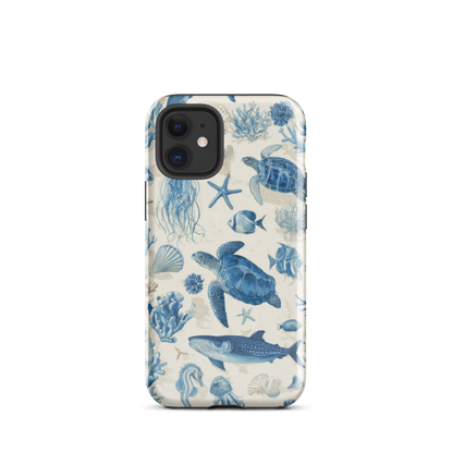 Ocean sketchbook phone case | Coastal marine design NZ