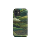 Verdant layers phone case | Abstract green design NZ