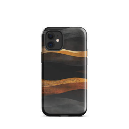 'Flow' iPhone 12 Mini tough phone case - protective glossy case NZ Australia