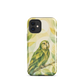 'Kākāpō' iPhone 12 mini tough phone case - protective glossy case NZ Australia