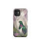 'Kererū' iPhone 12 mini tough phone case - protective glossy case NZ Australia
