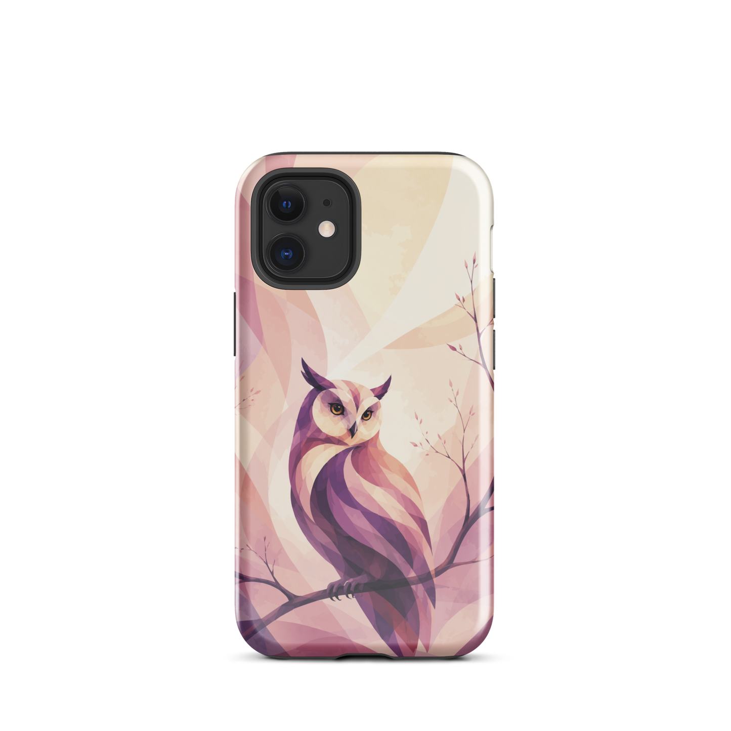 'Ruru' iPhone 12 mini tough phone case - protective glossy case NZ Australia