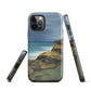 Castlepoint coastal phone case with cliffs, ocean and sky. New Zealand landscape art by designer Ben Hart.