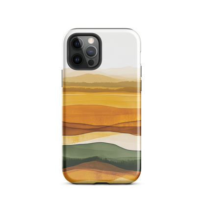 'Autumn' iPhone 12 Pro tough phone case - protective glossy case NZ Australia