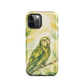 'Kākāpō' iPhone 12 Pro tough phone case - protective glossy case NZ Australia