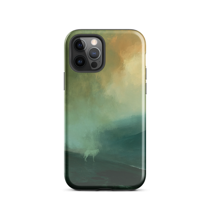 'Acid Rain' iPhone 12 Pro tough phone case - protective glossy case NZ Australia