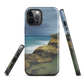 Castlepoint coastal phone case with cliffs, ocean and sky. New Zealand landscape art by designer Ben Hart.