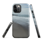 Phone case with a scenic photo of Riversdale Beach and ocean waves.