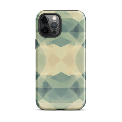 'Symmetry' iPhone 12 Pro Max tough phone case - protective glossy case NZ Australia