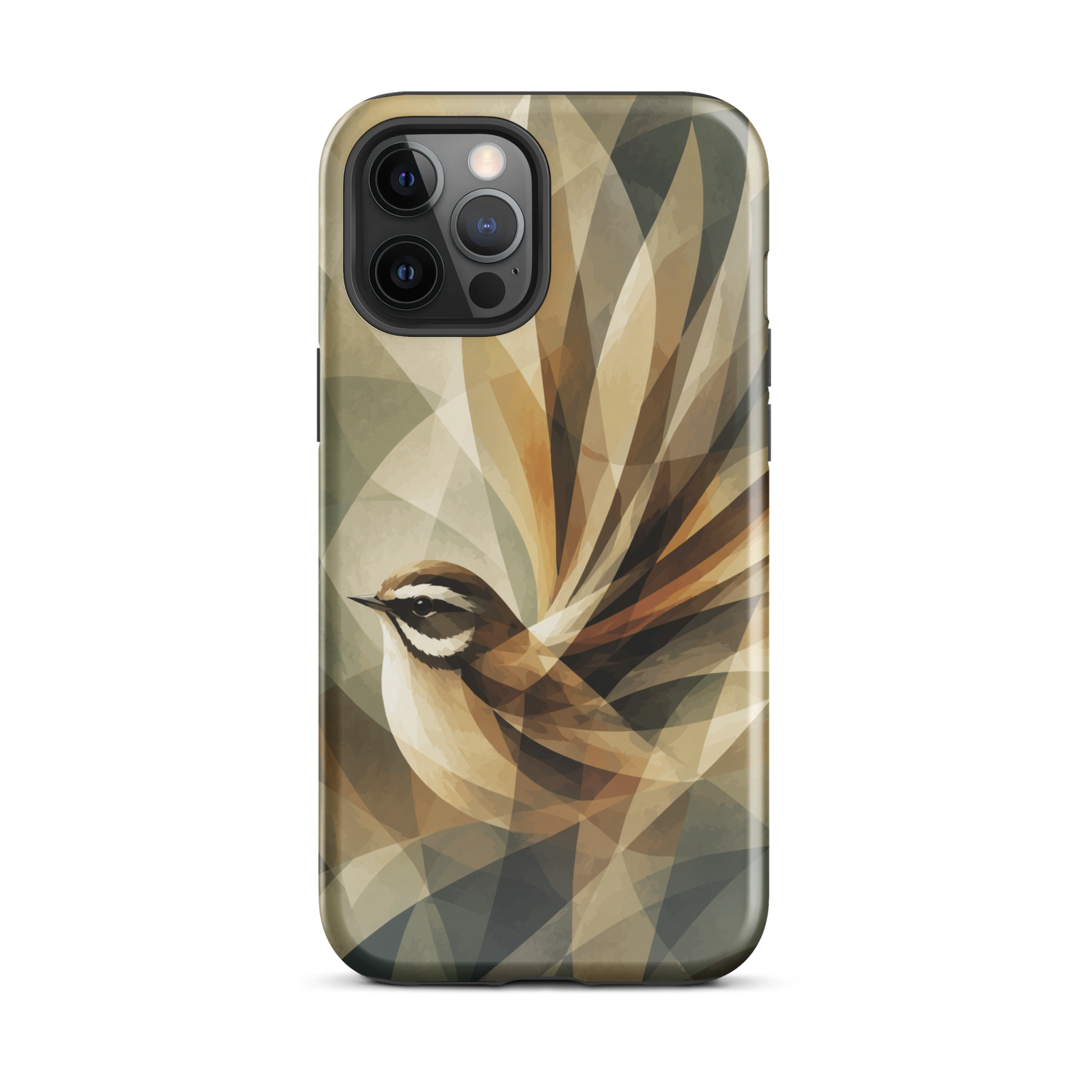 'Fantail' iPhone 12 Pro Max tough phone case - protective glossy case NZ Australia