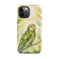 'Kākāpō' iPhone 12 Pro Max tough phone case - protective glossy case NZ Australia
