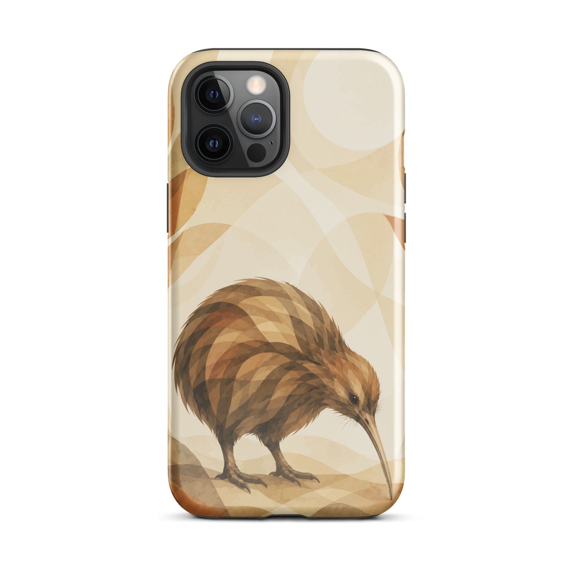 'Kiwi' iPhone 12 Pro Max tough phone case - protective glossy case NZ Australia
