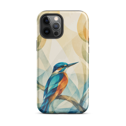 'Kōtare' iPhone 12 Pro Max tough phone case - protective glossy case NZ Australia