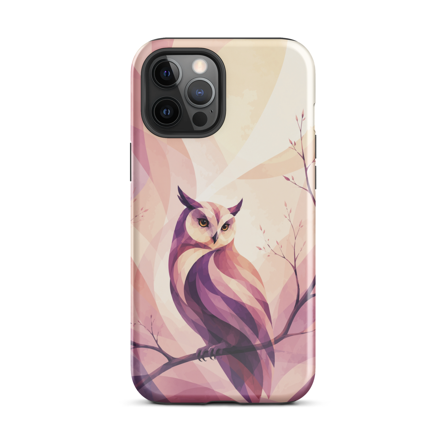 'Ruru' iPhone 12 Pro Max tough phone case - protective glossy case NZ Australia