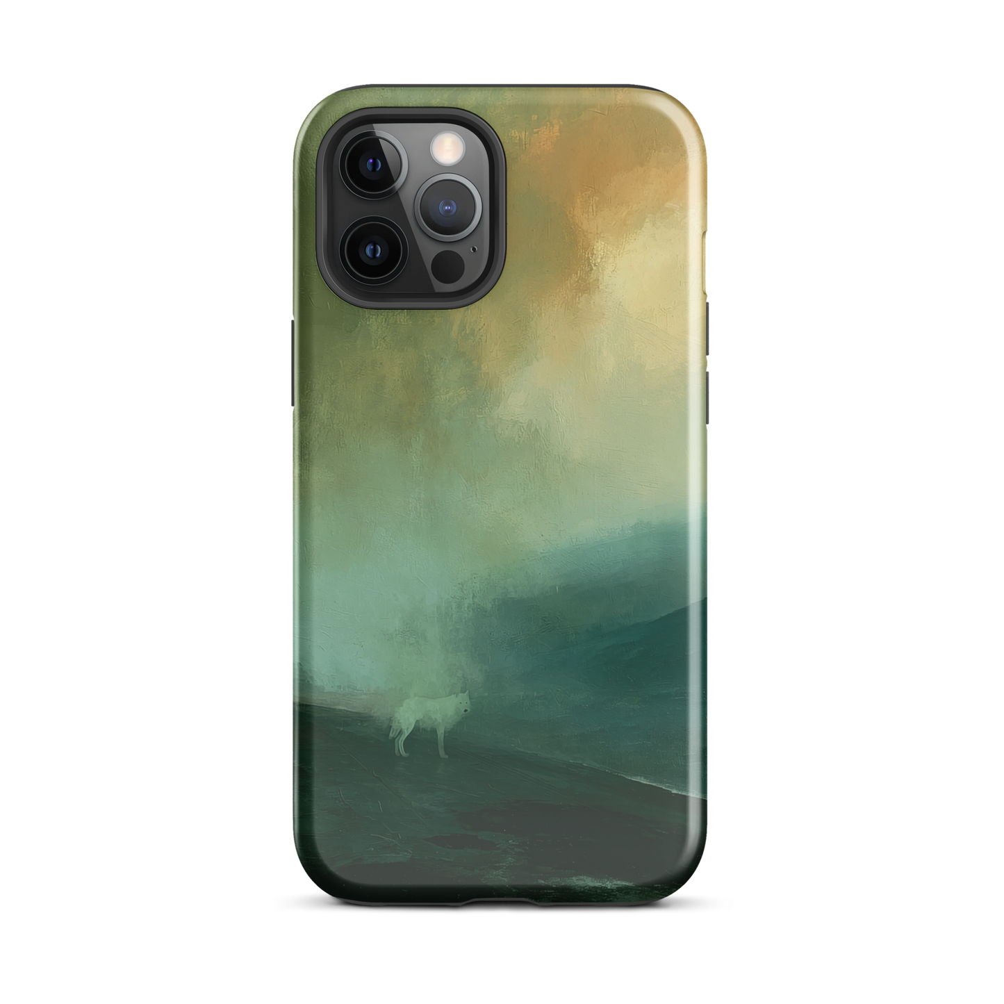 'Acid Rain' iPhone 12 Pro Max tough phone case - protective glossy case NZ Australia