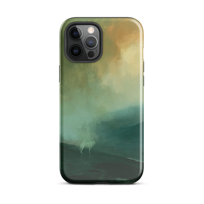'Acid Rain' iPhone 12 Pro Max tough phone case - protective glossy case NZ Australia