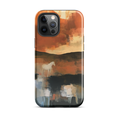 'Ember Fields' iPhone 12 Pro Max tough phone case - protective glossy case NZ Australia