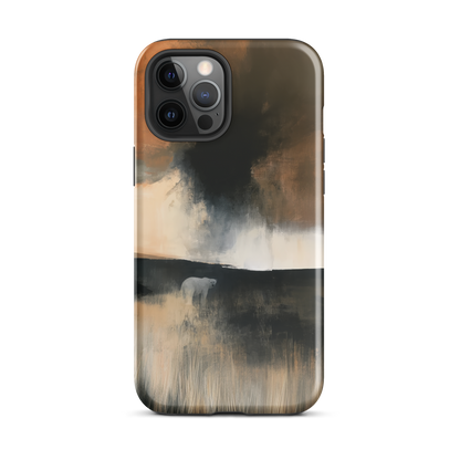 'Black Star' iPhone 12 Pro Max tough phone case - protective glossy case NZ Australia
