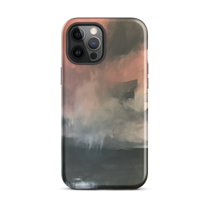 'Glass' iPhone 12 Pro Max tough phone case - protective glossy case NZ Australia