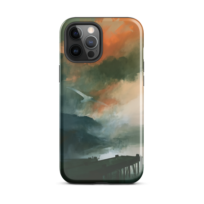 'Harbour' iPhone 12 Pro Max tough phone case - protective glossy case NZ Australia