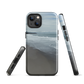 Phone case with a scenic photo of Riversdale Beach and ocean waves.