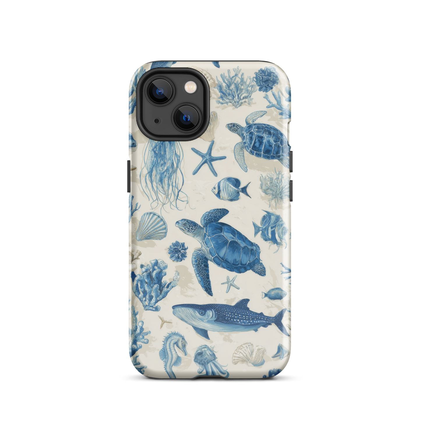 Ocean sketchbook phone case | Coastal marine design NZ