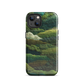 Verdant layers phone case | Abstract green design NZ