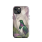 'Kererū' iPhone 13 tough phone case - protective glossy case NZ Australia