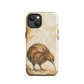 'Kiwi' iPhone 13 tough phone case - protective glossy case NZ Australia